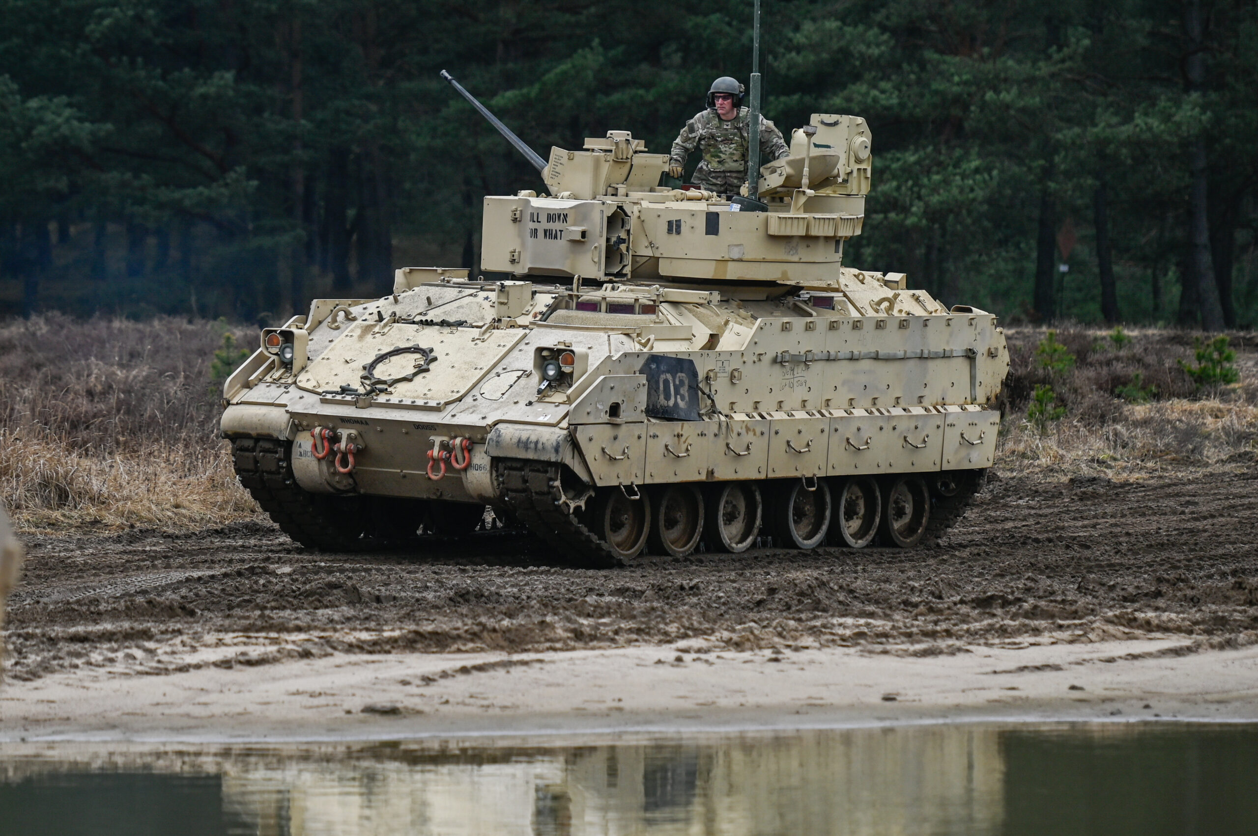 An image showing a US Army tank.