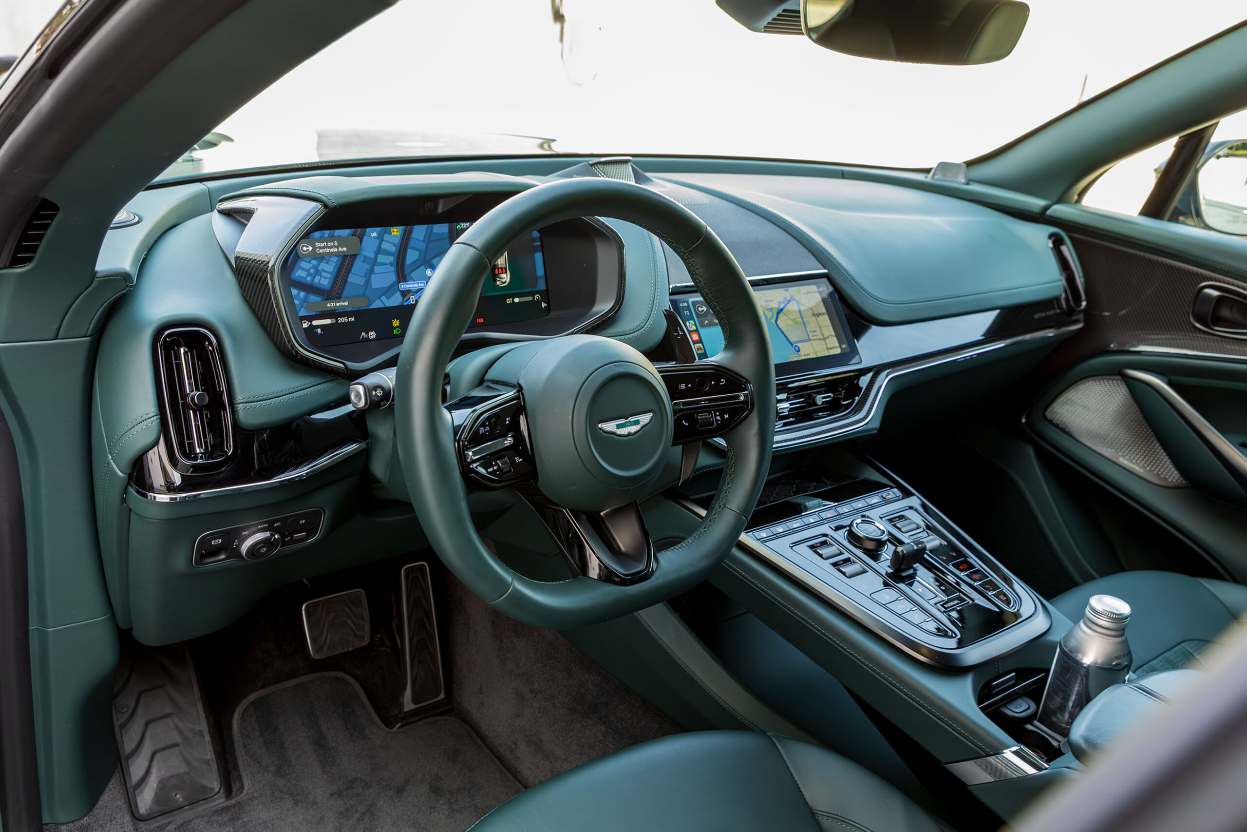 photo of Apple CarPlay Ultra in an Aston Martin DBX707