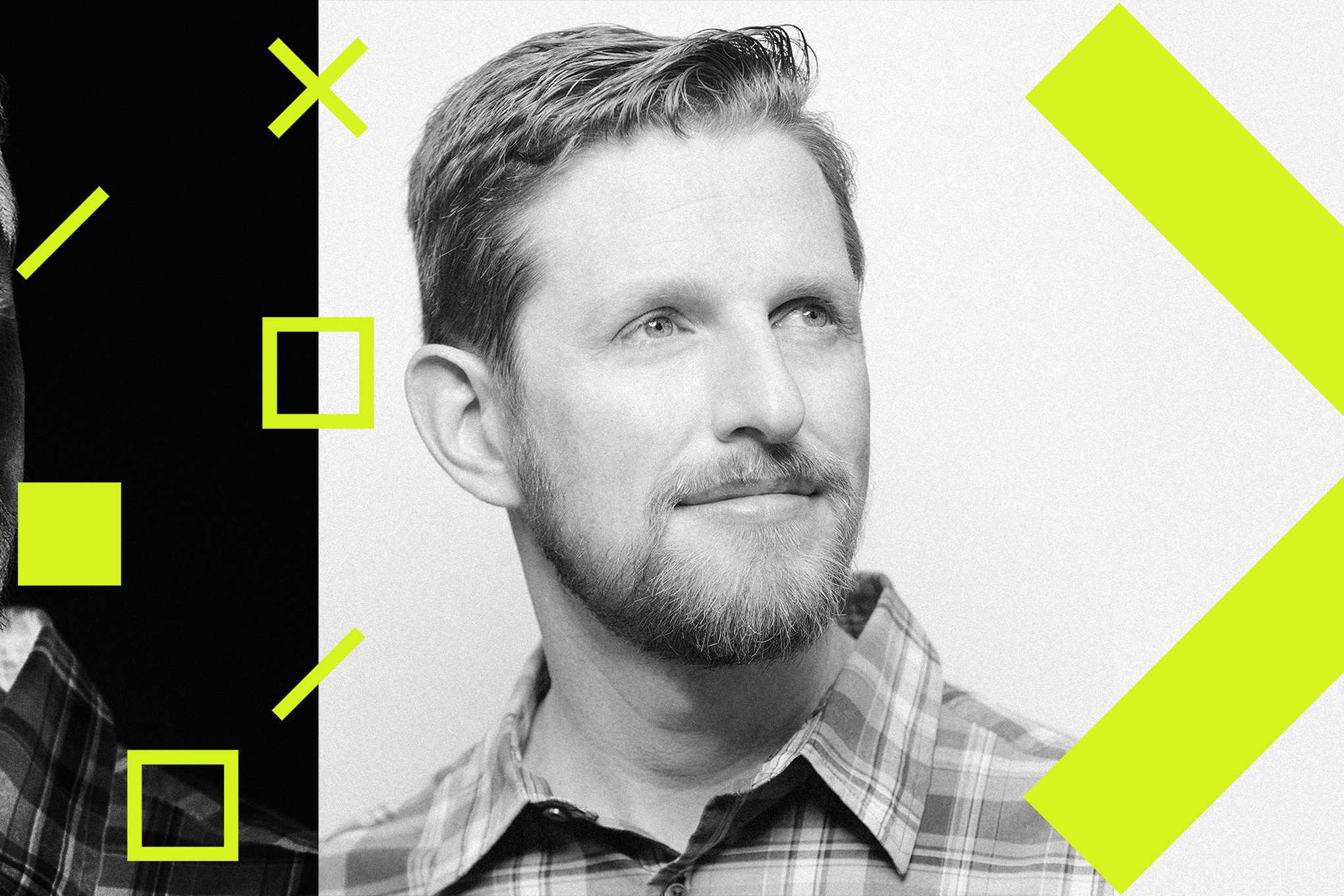 A photo illustration of Automattic CEO Matt Mullenweg.