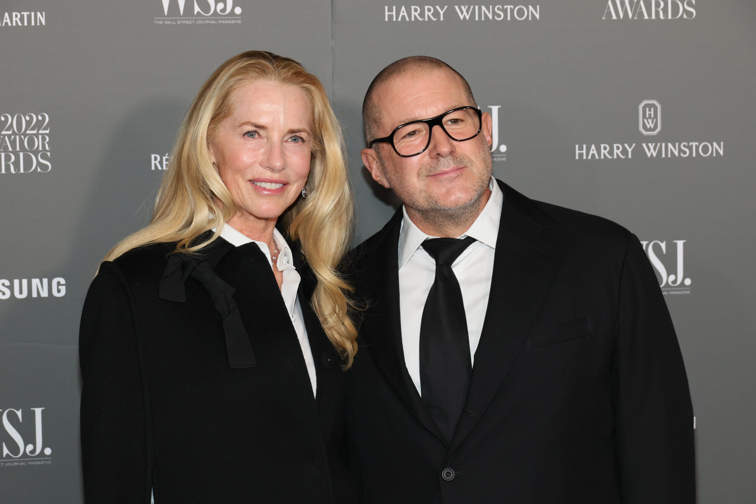 Laurene Powell Jobs and Jony Ive attend the WSJ. Magazine 2022 Innovator Awards at Museum of Modern Art on November 02, 2022