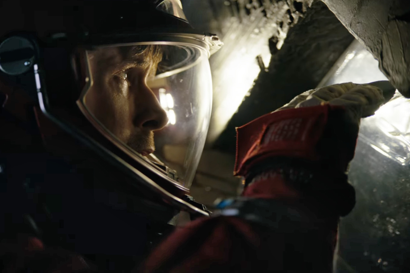 Ryan Gosling in a space suit in the Project Hail Mary trailer.