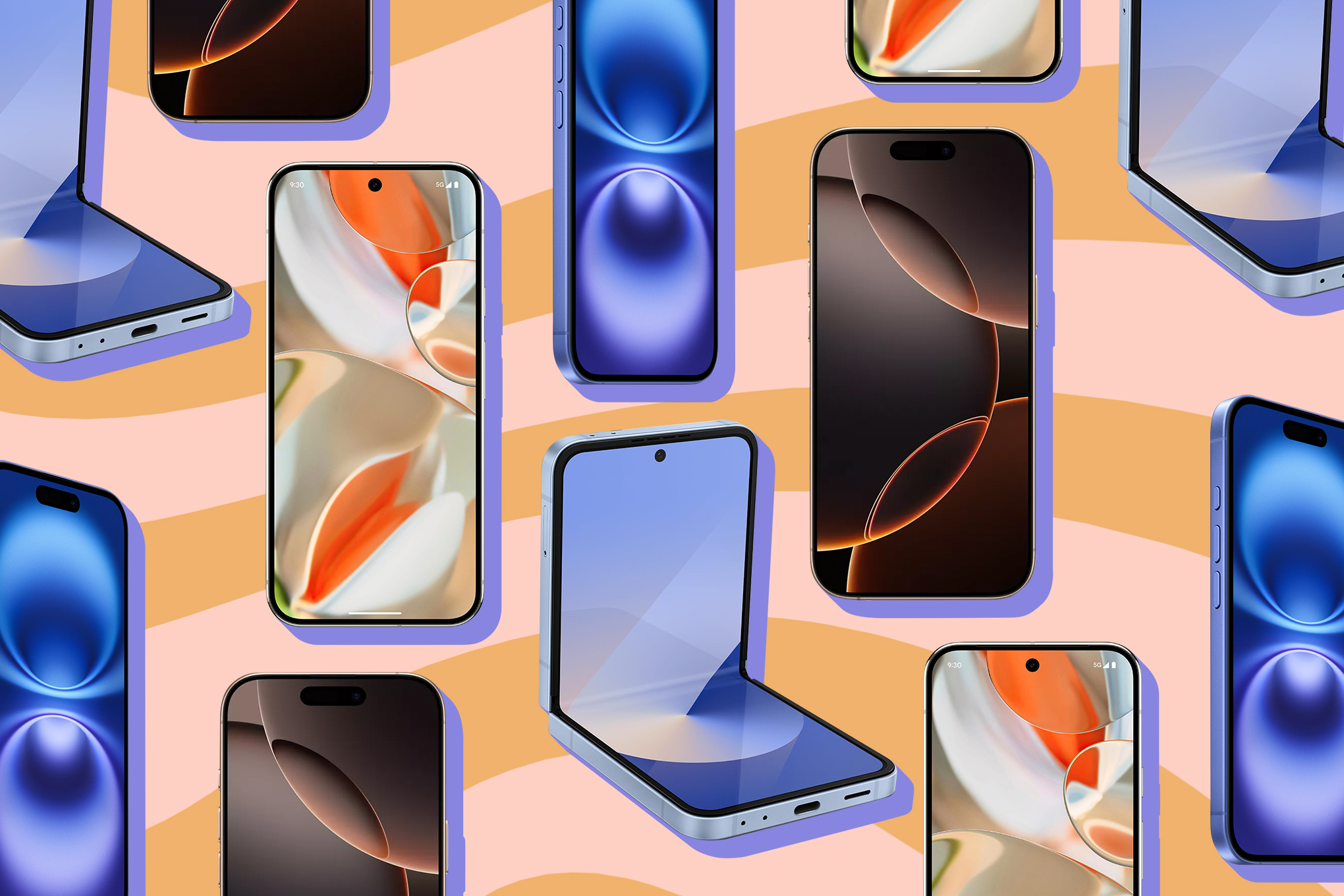 Various brands of some of the best phones of 2025