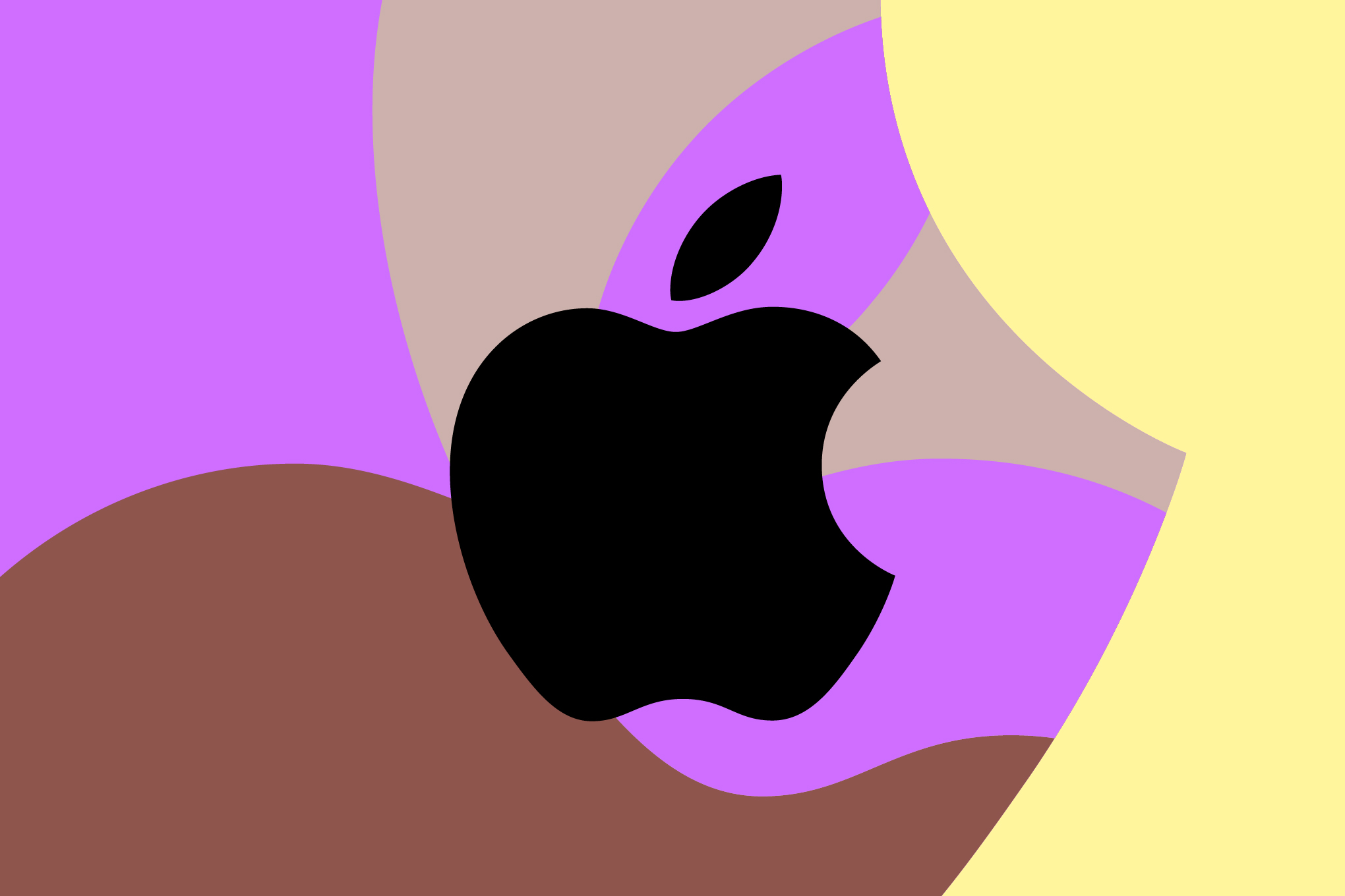 An illustration of the Apple logo.