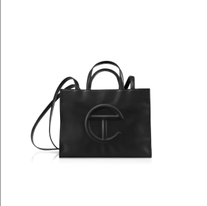 Black square. bag with shoulder straps