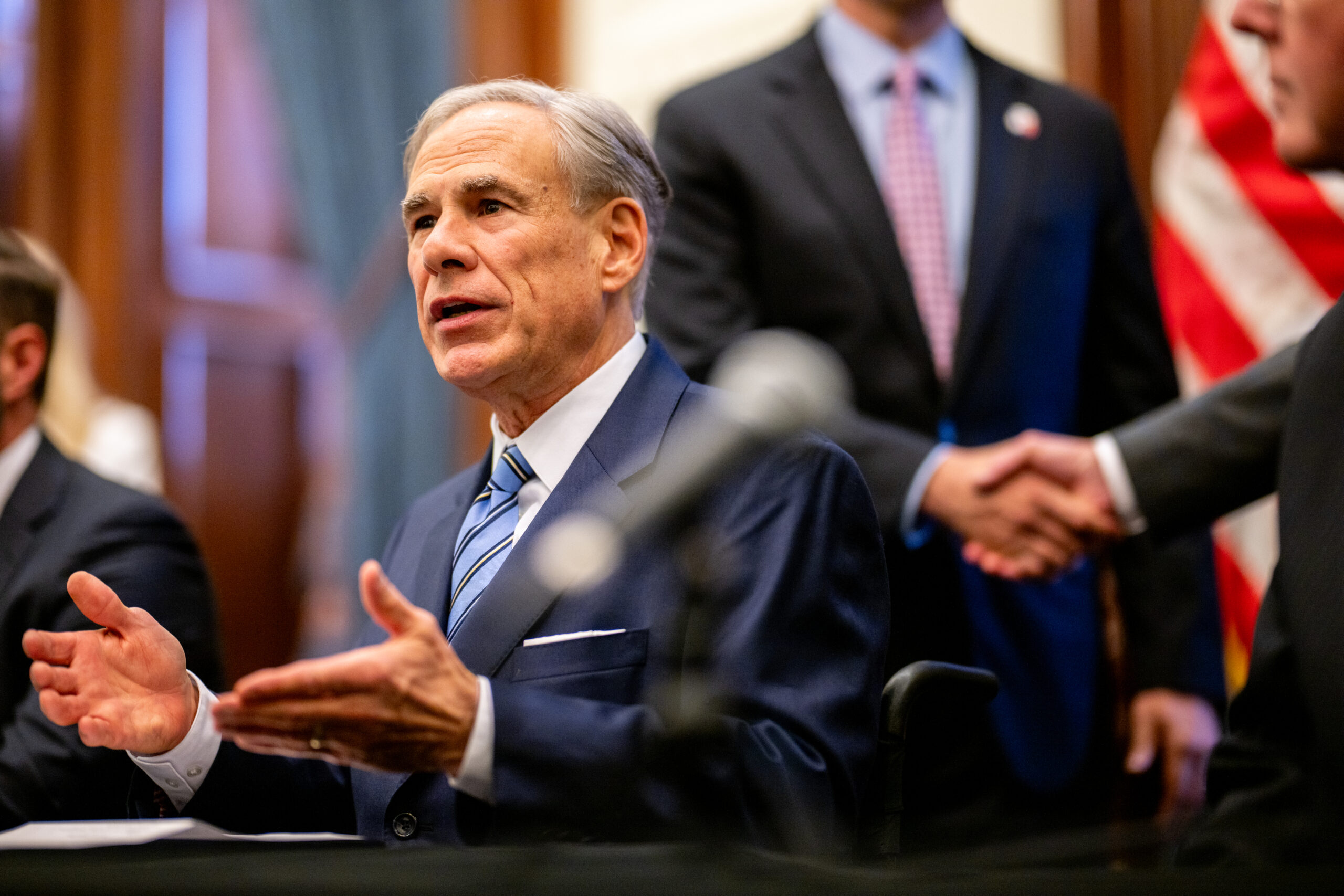 A photo of Texas Governor Greg Abbott