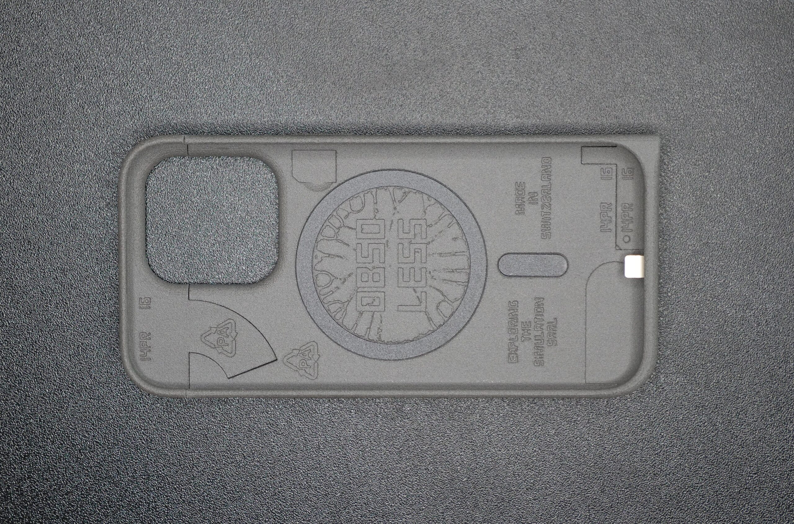 The inside of Ken Pillonel’s Lightning to USB-C iPhone case.