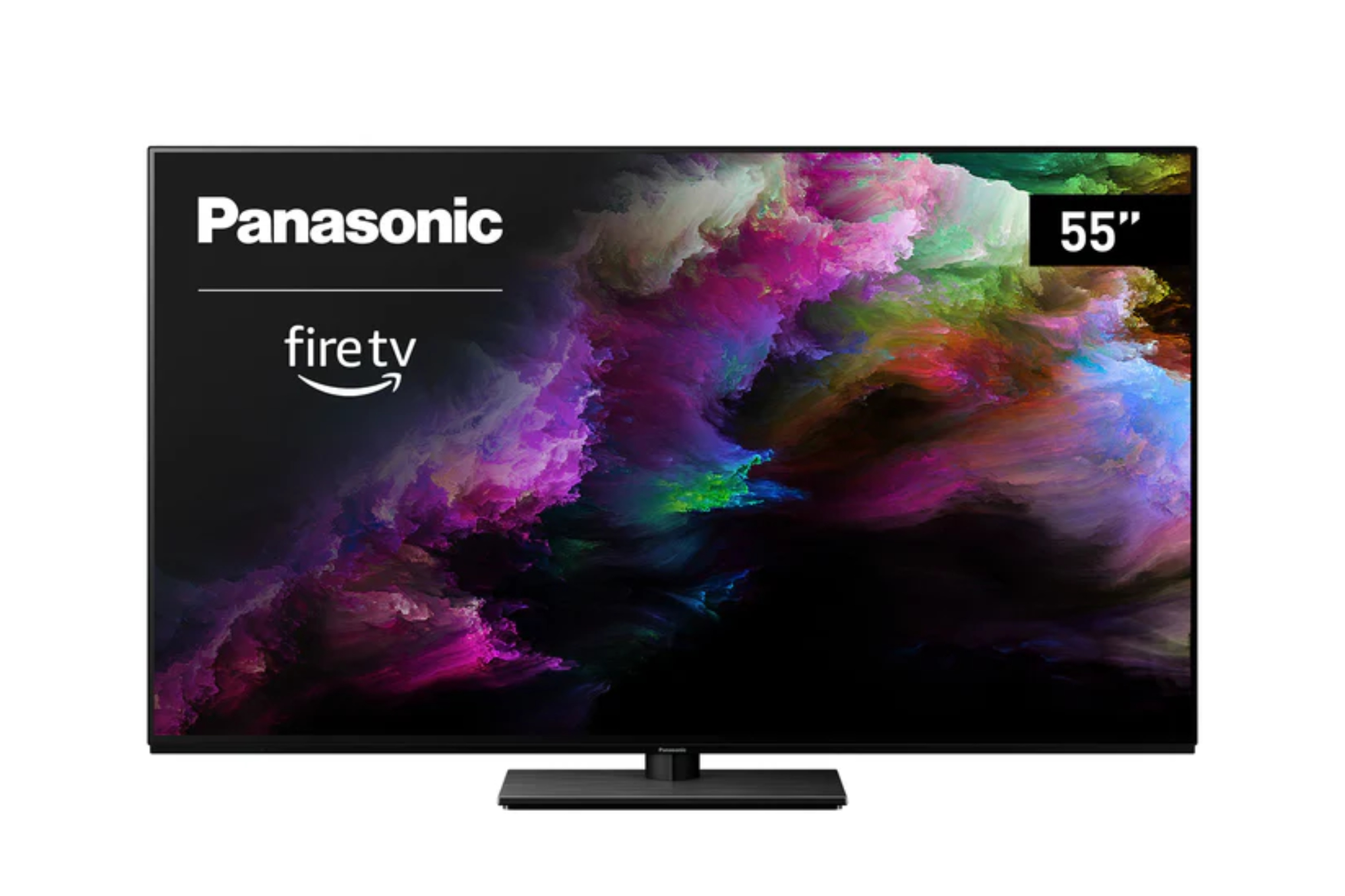 An image of the Panasonic Z85A 55-inch OLED TV that runs Amazon’s Fire TV OS.