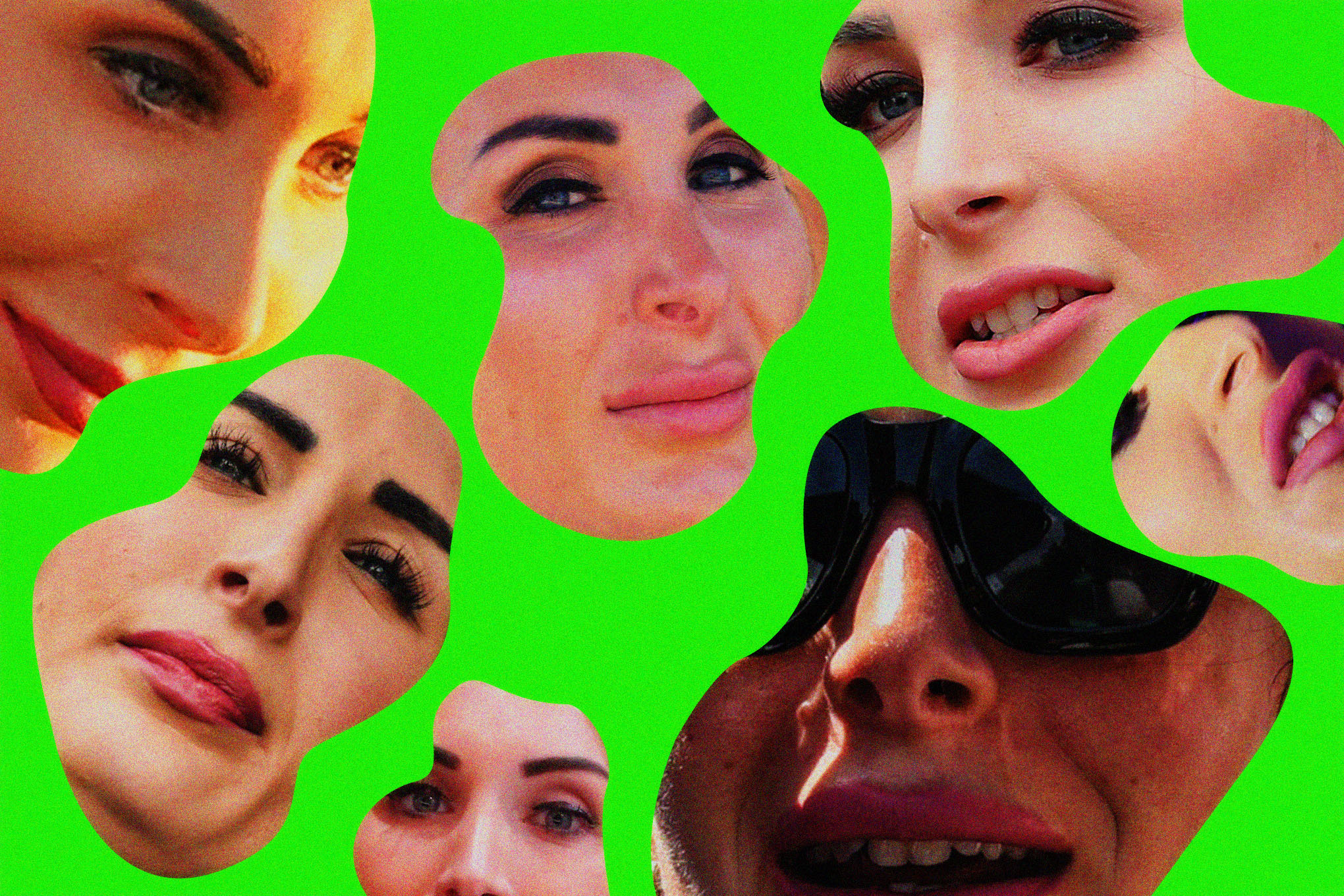 Images of Laura Loomer’s face.