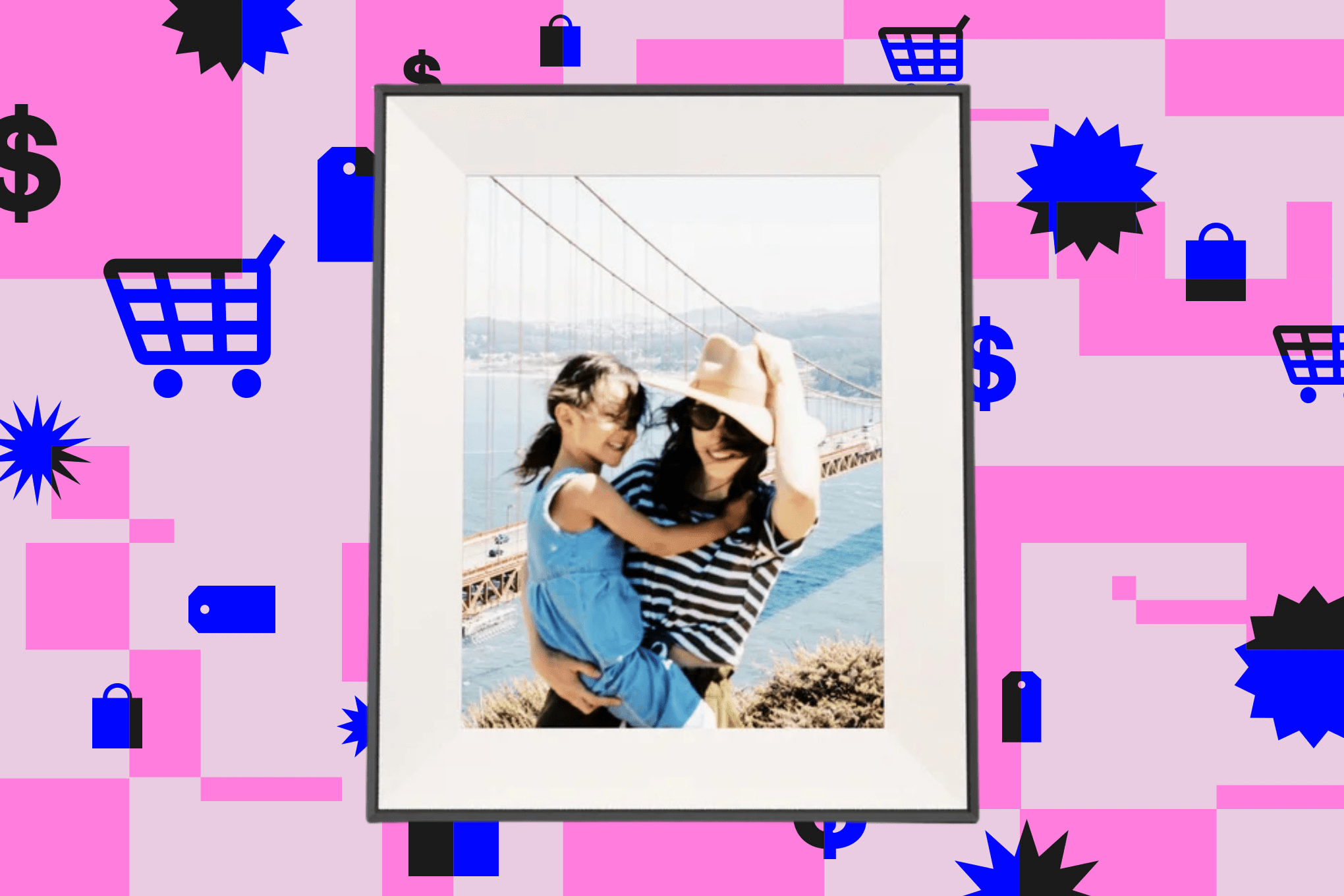 The Aura Aspen against a pink background.