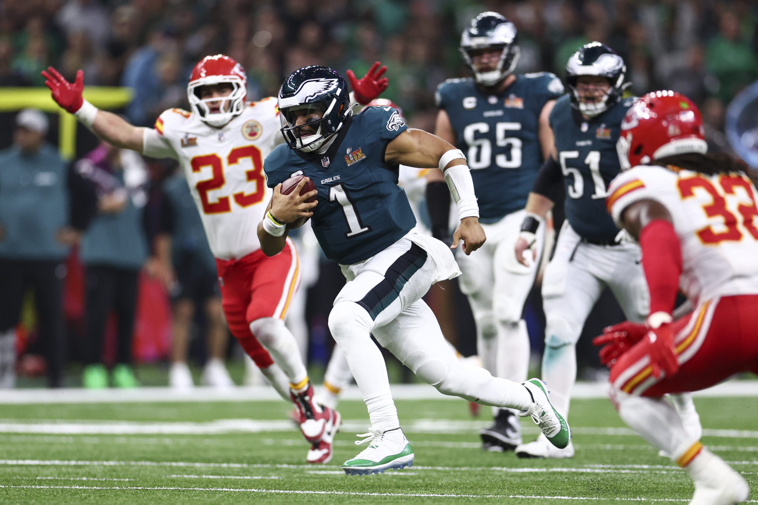 A photo from the 2025 Super Bowl