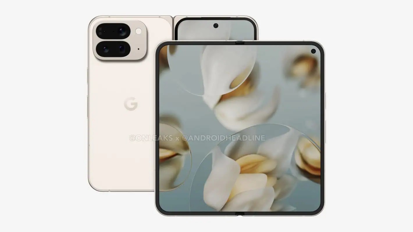 A render of what appears to be the Pixel 10 Pro Fold