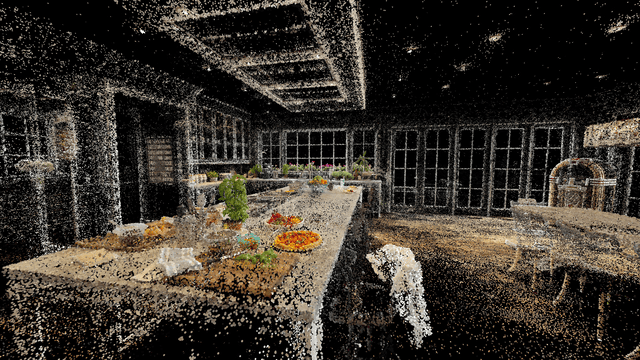 Gordon Ramsay’s home kitchen rendered with Hyperscape.