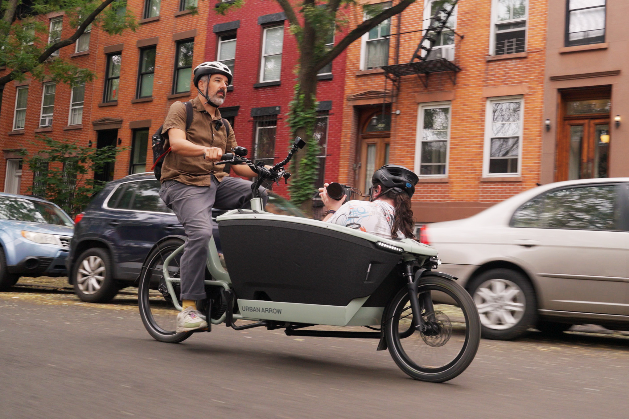 photo of electric cargo bike