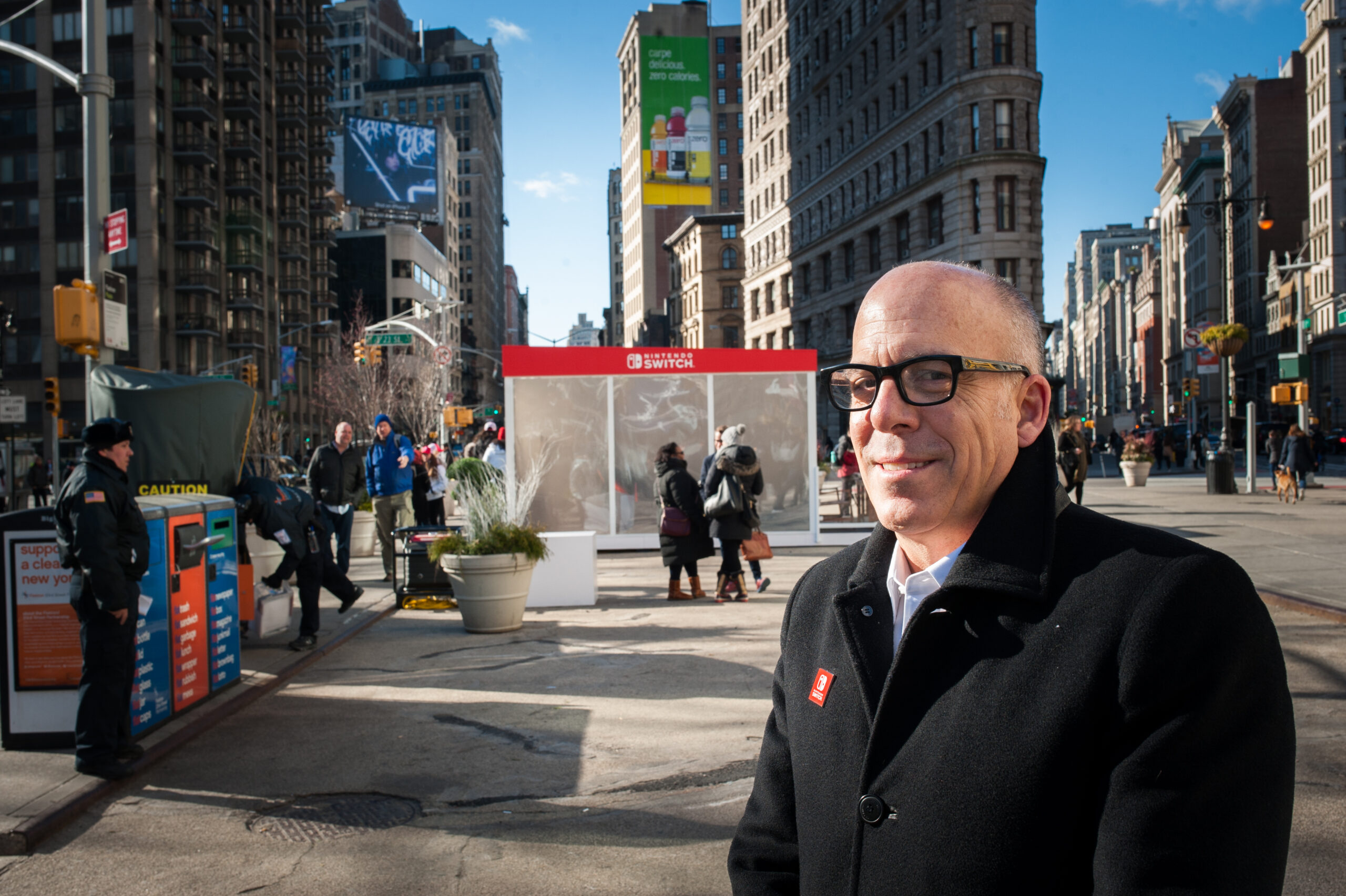 Doug Bowser, vice president of sales at Nintendo of America Inc., stands for a portrait during the company’s Switch game console launch event in New York, U.S., on Friday, March 3, 2017. Nintendo shares rose on Friday to their highest in a month after a smooth debut of Switch, a hybrid console that aims to bring together the worlds of mobile and home gaming. Photographer: Kholood Eid/Bloomberg via Getty Images