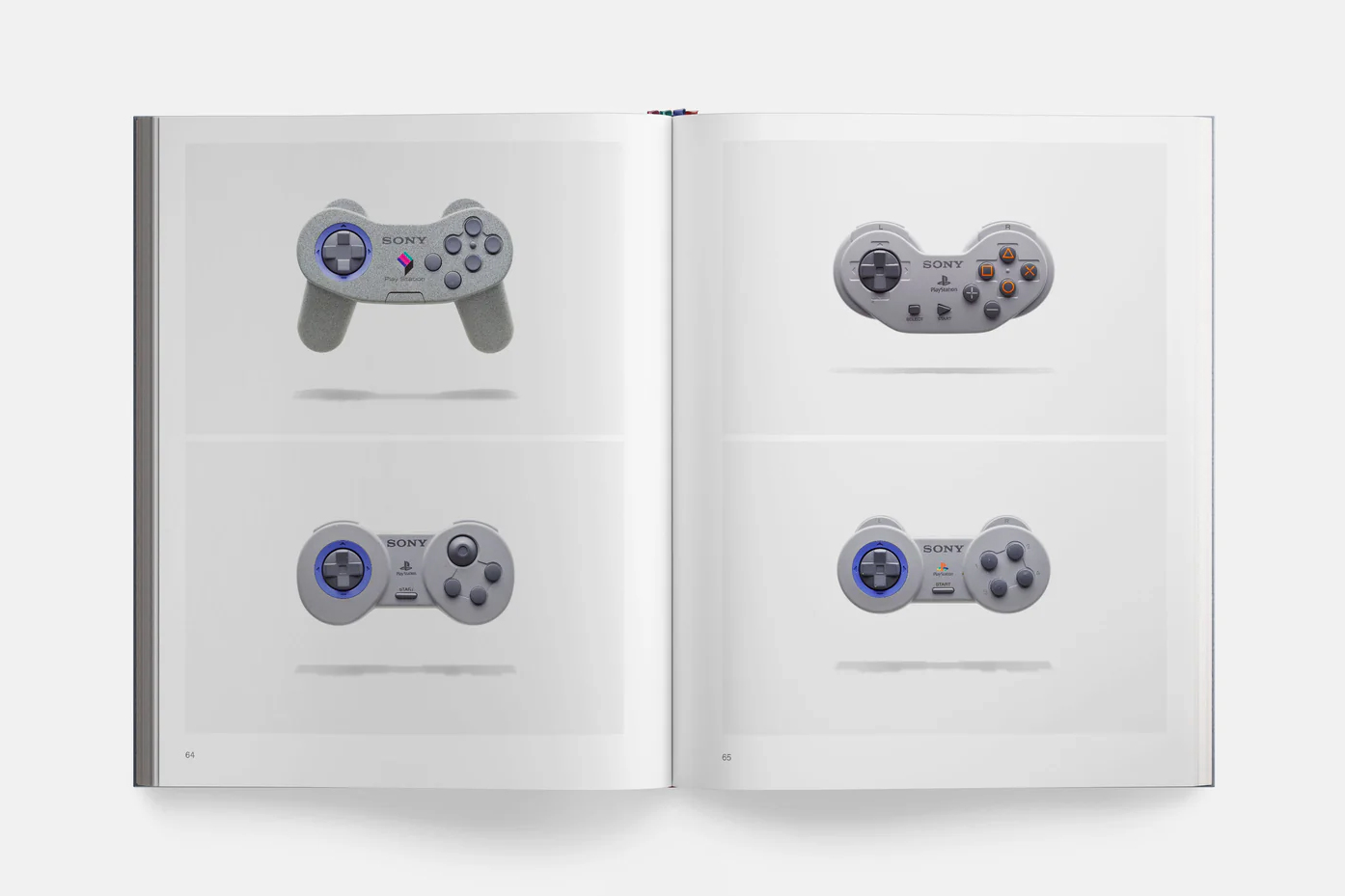 A look at several concept controllers featured in the PlayStation: The First 30 Years book.