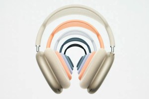 The Apple AirPods Pro Max featured in several different colorways.