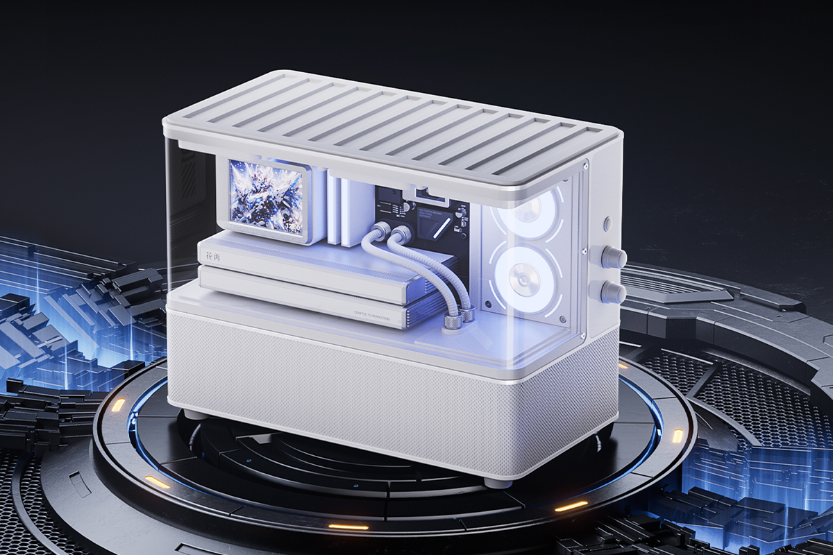 The Edifier Cyber speaker pictured in white.