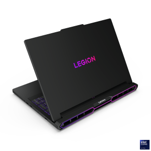The laptop with two “Legions” printed on its back.
