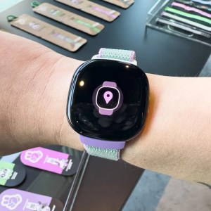 The Fitbit Ace LTE worn on a wrist.