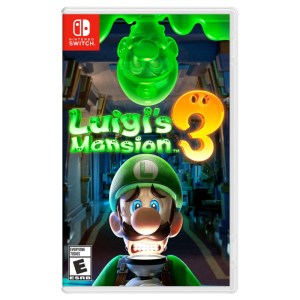 Luigi's Mansion 3 box art on a white background.