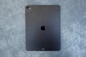 A photo of the backside of the iPad Pro.