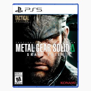 Metal Gear Solid Delta PS5 box art on a plain white background.