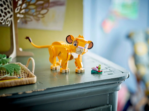 Lego Simba on table