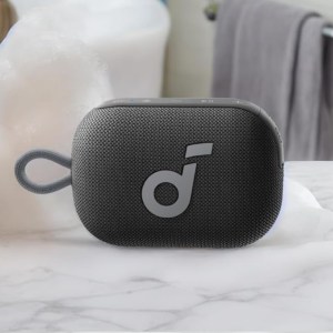 Soundcore's Select 4 speaker on a table.