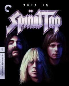 Cover for film “This Is Spinal Tap” with faces of three rockers.