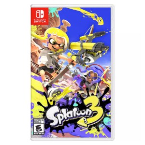 Splatoon 3 box art on a plain white background.