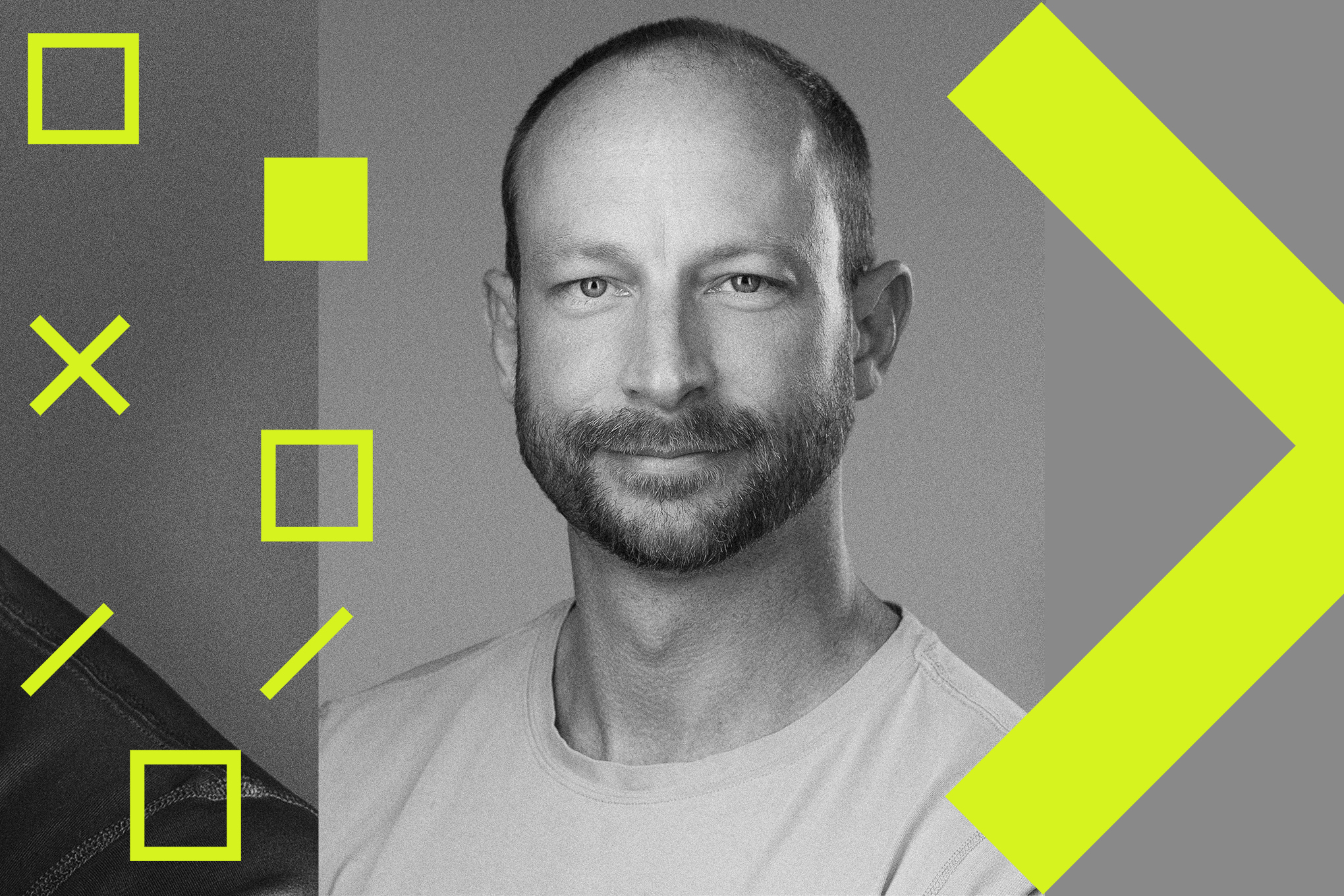 A photo illustration of Square head of product Willem Avé.