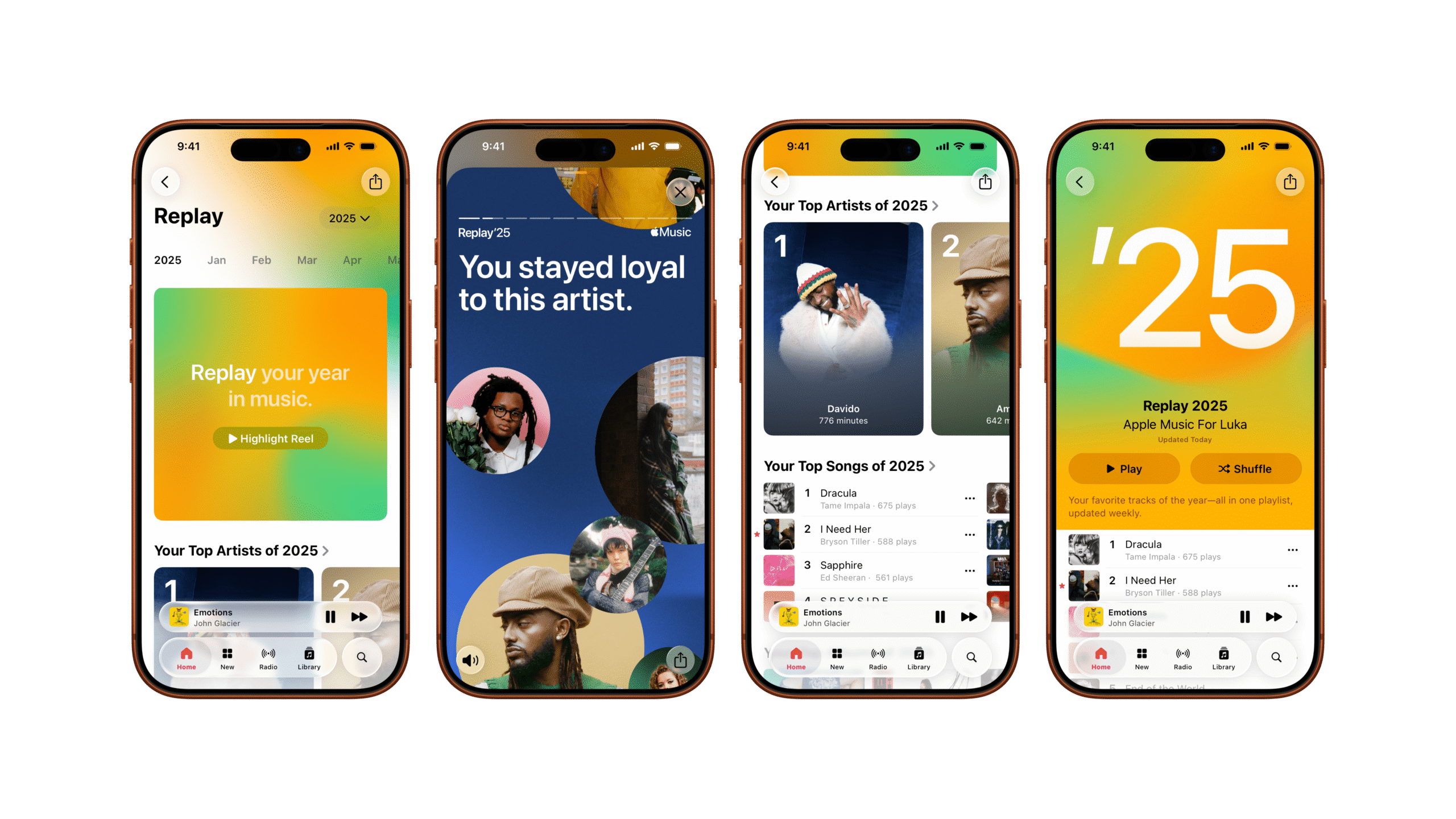 An image showing Apple Music Replay 2025