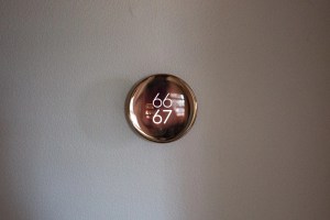 A photo of the Nest Learning Thermostat