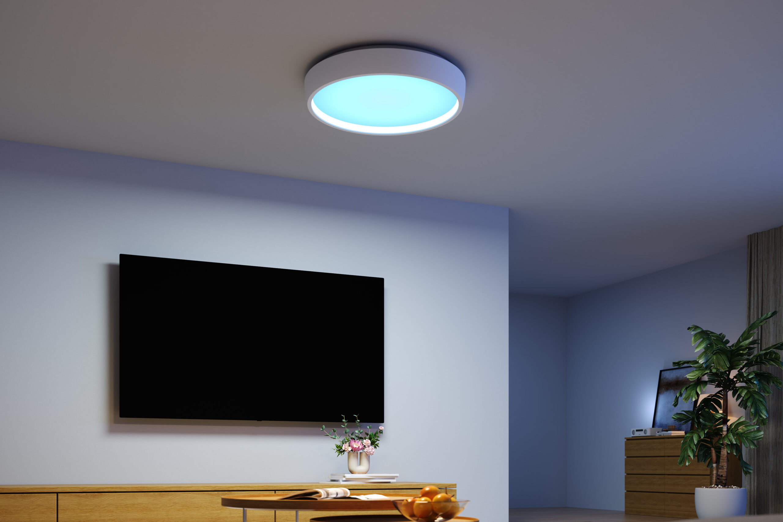 An image showing Govee’s Sky Ceiling Light in a room.