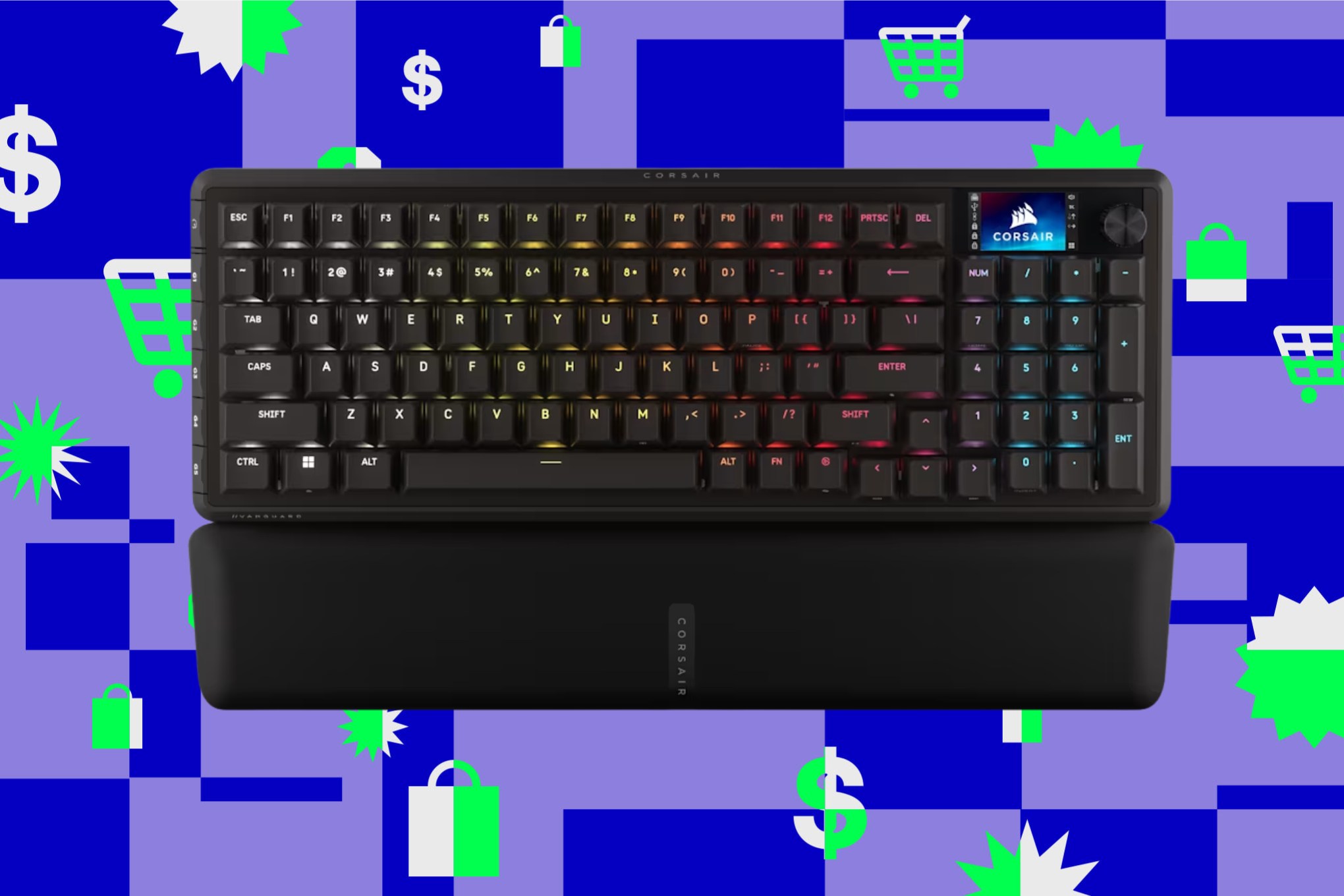 An image showing the Corsair Vanguard Pro 96 keyboard