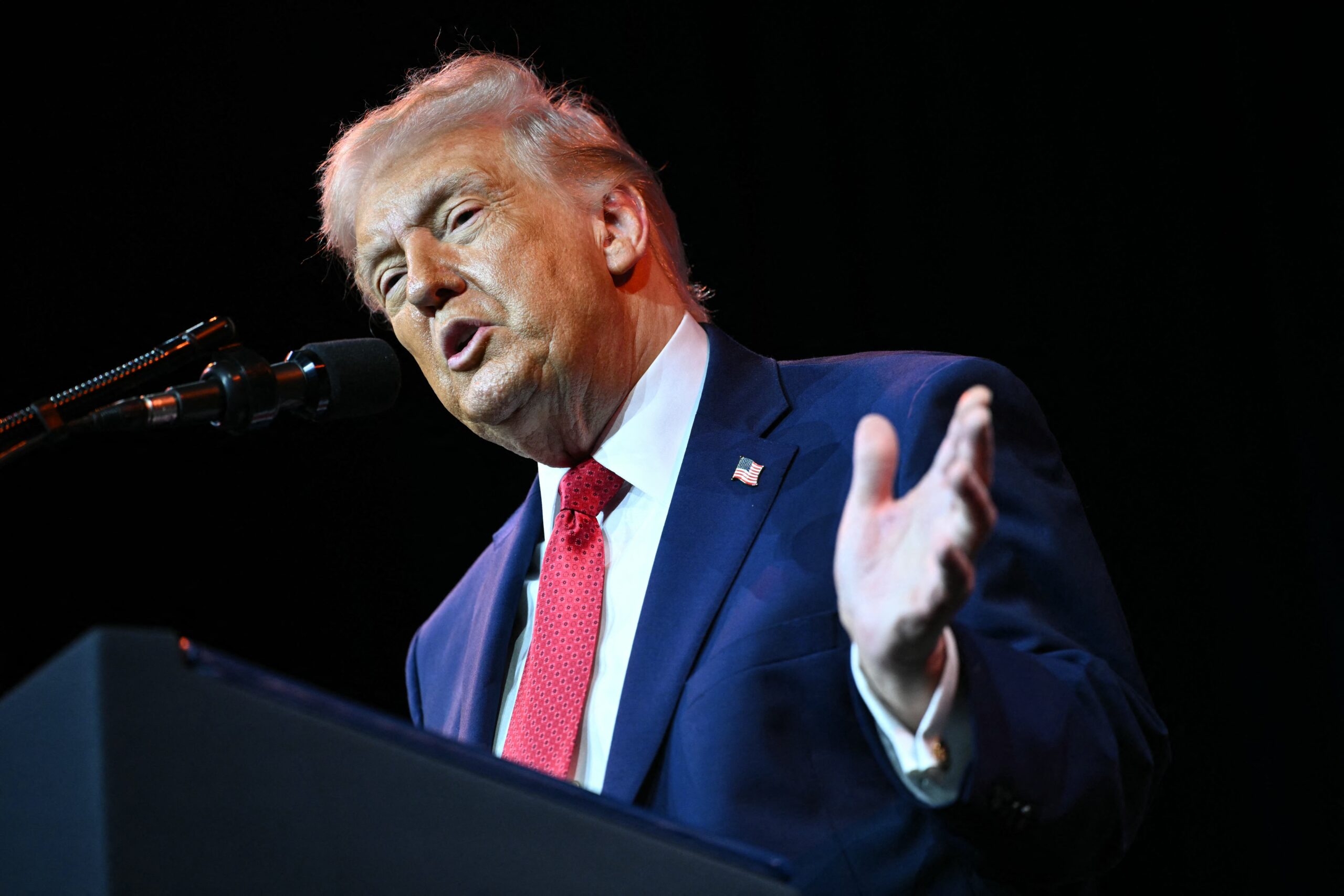 A photo of President Donald Trump