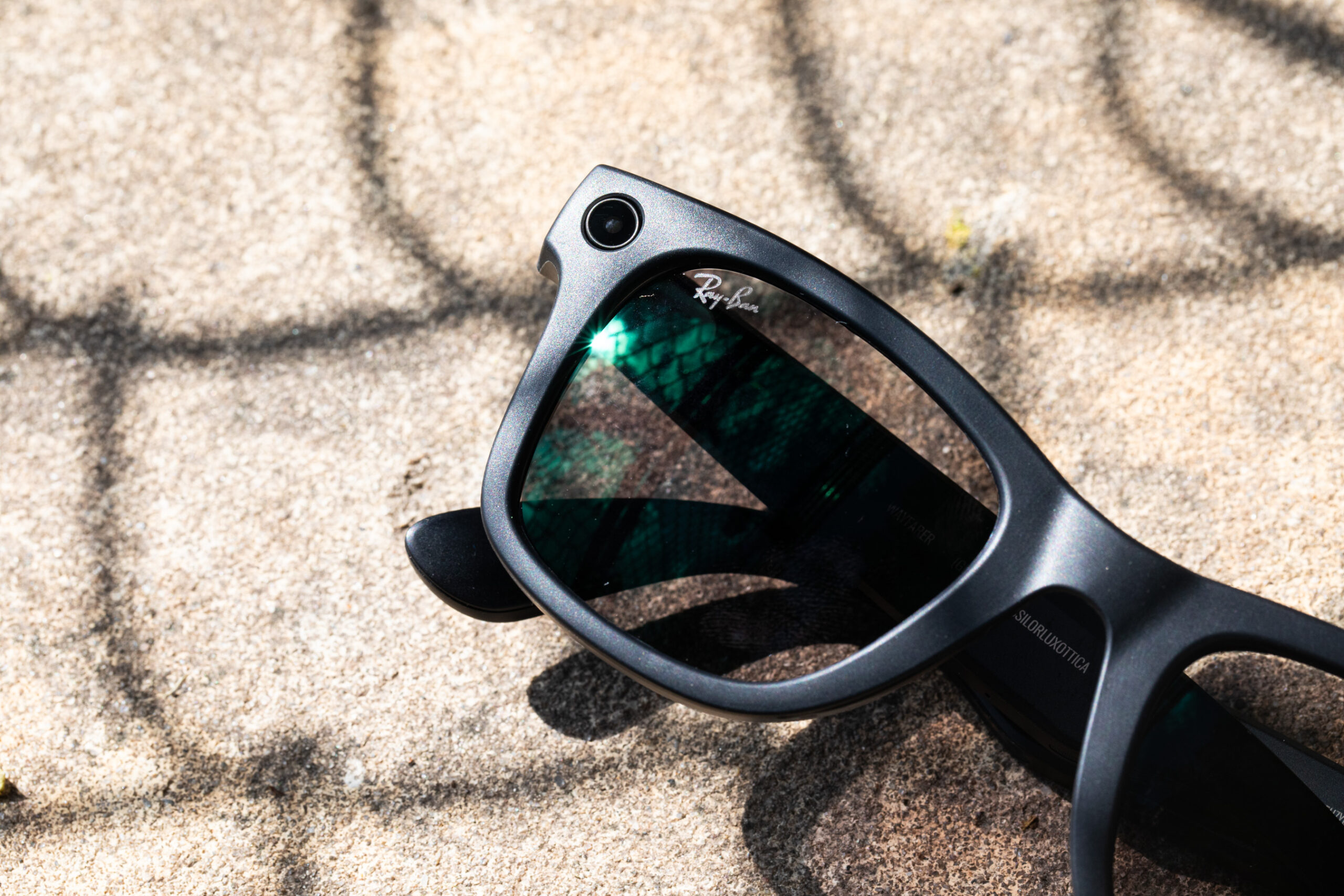 A photo of the second-gen Ray-Ban Meta smart glasses