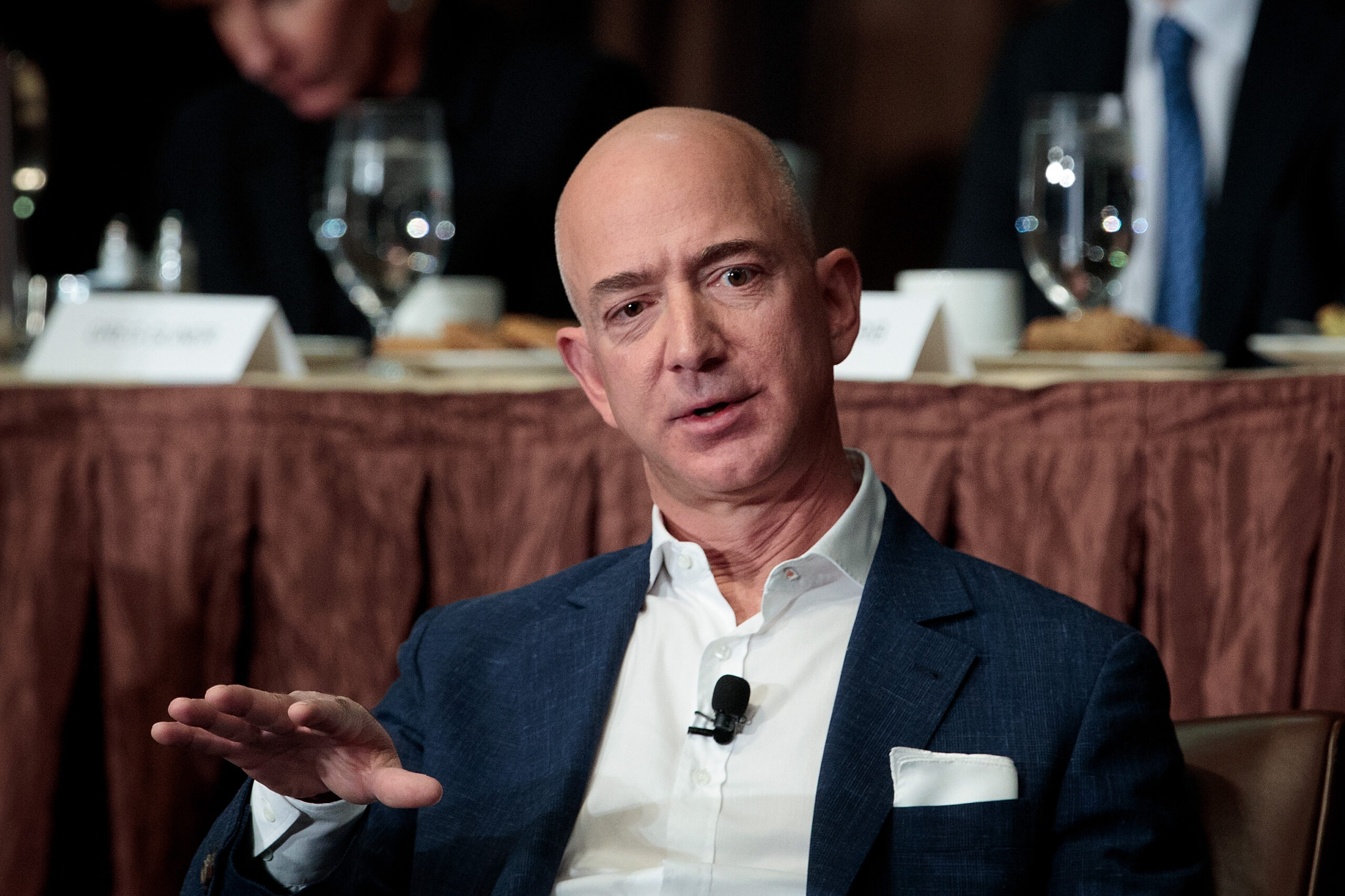 Amazon CEO Jeff Bezos Addresses the Economic Club Of New York