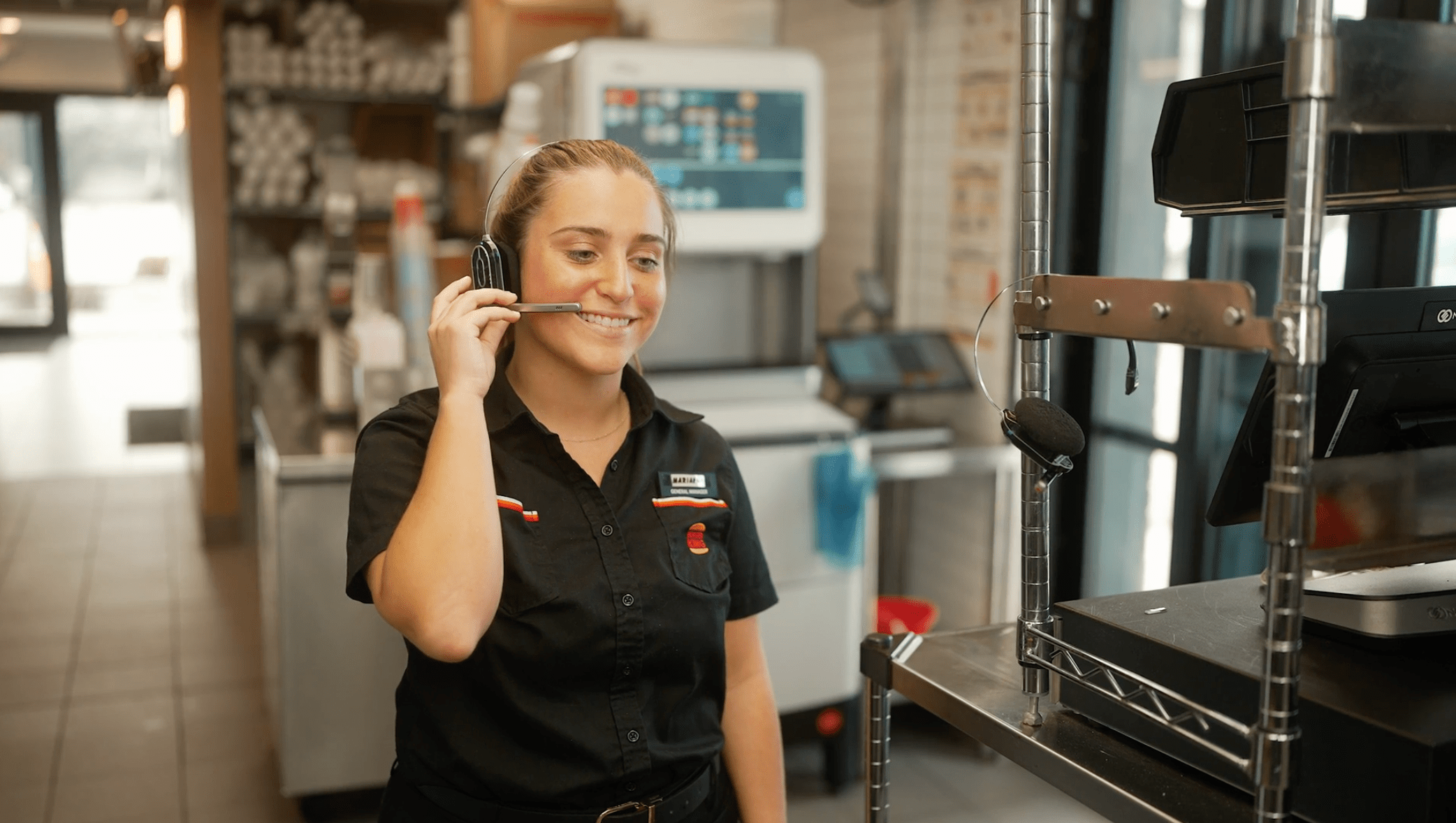 A Burger King employee