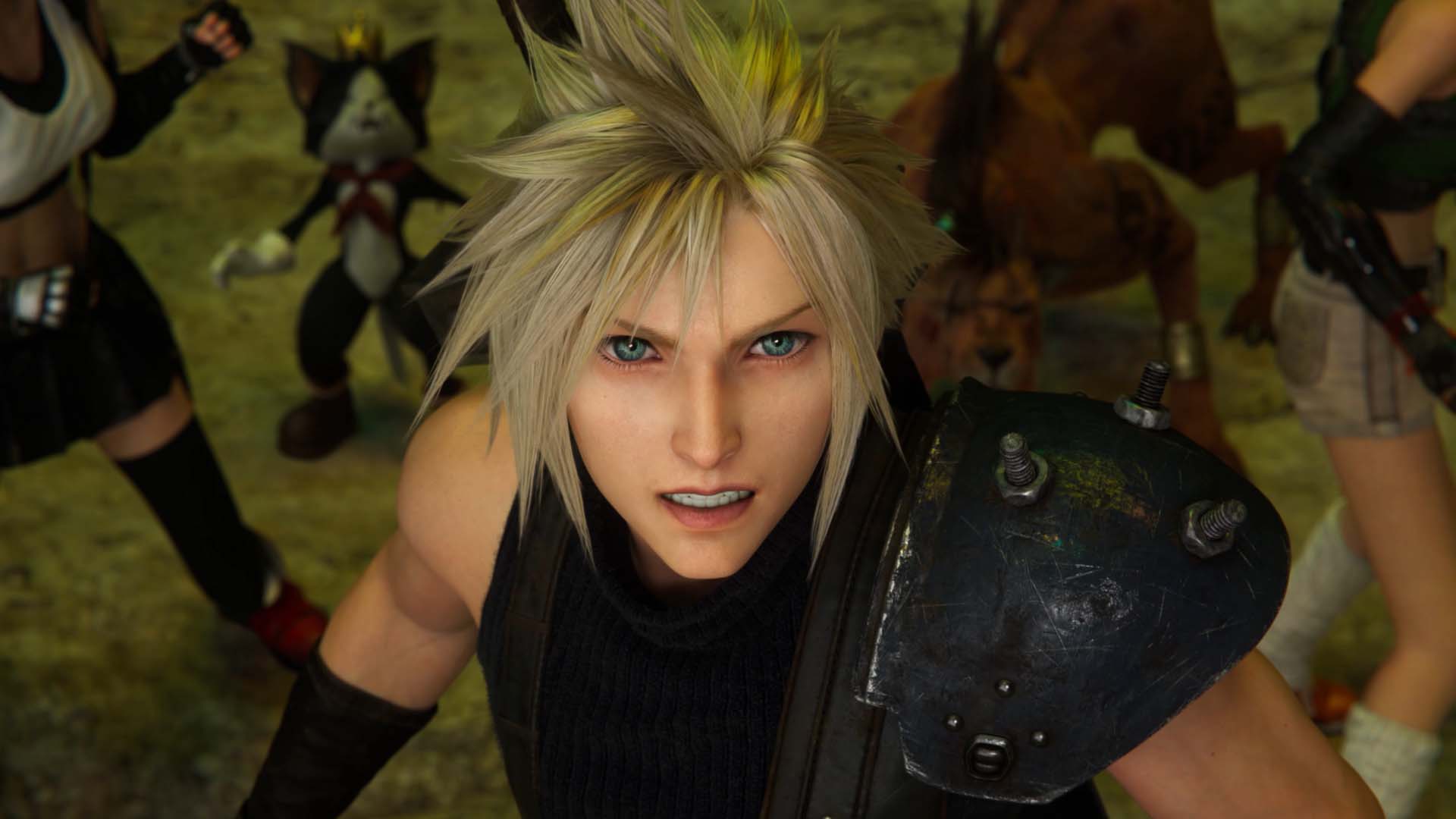 A screenshot of Cloud Strife in Final Fantasy VII Rebirth.