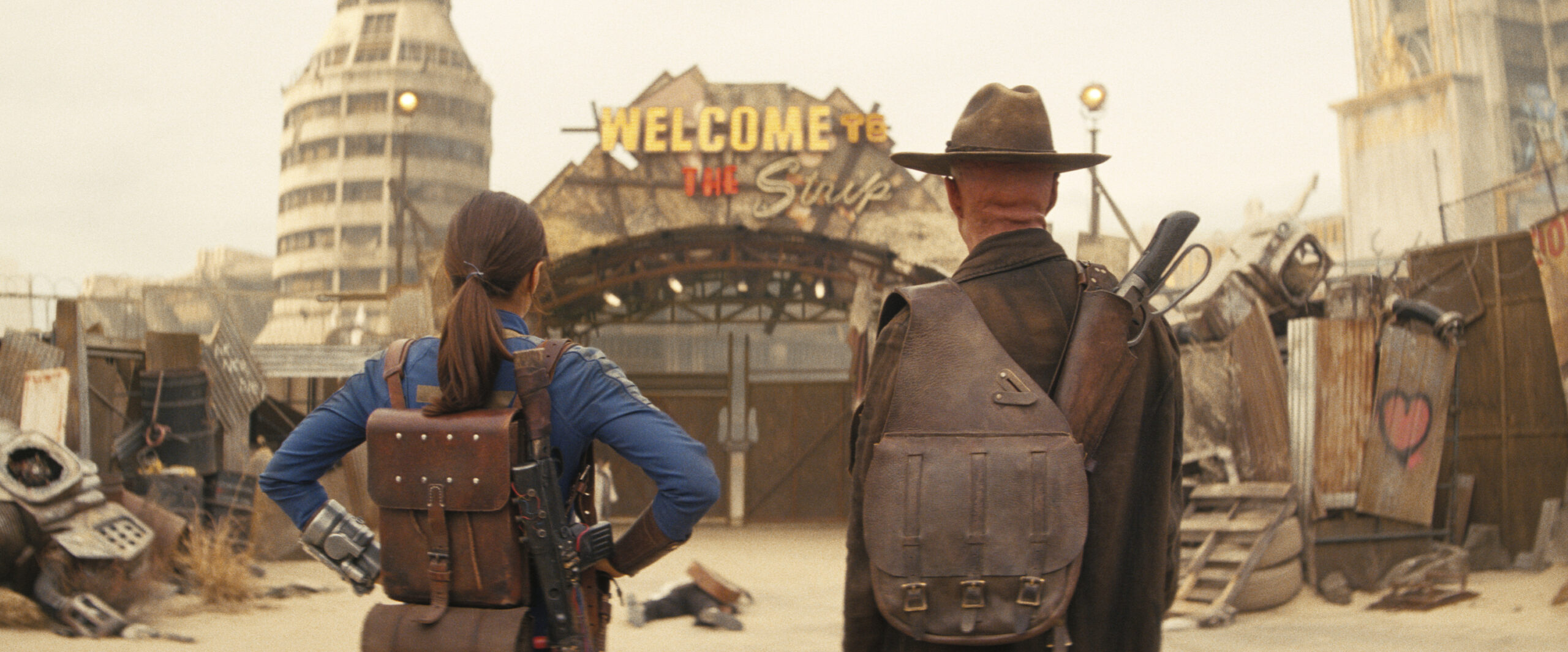 A still photo from season 2 of Fallout.