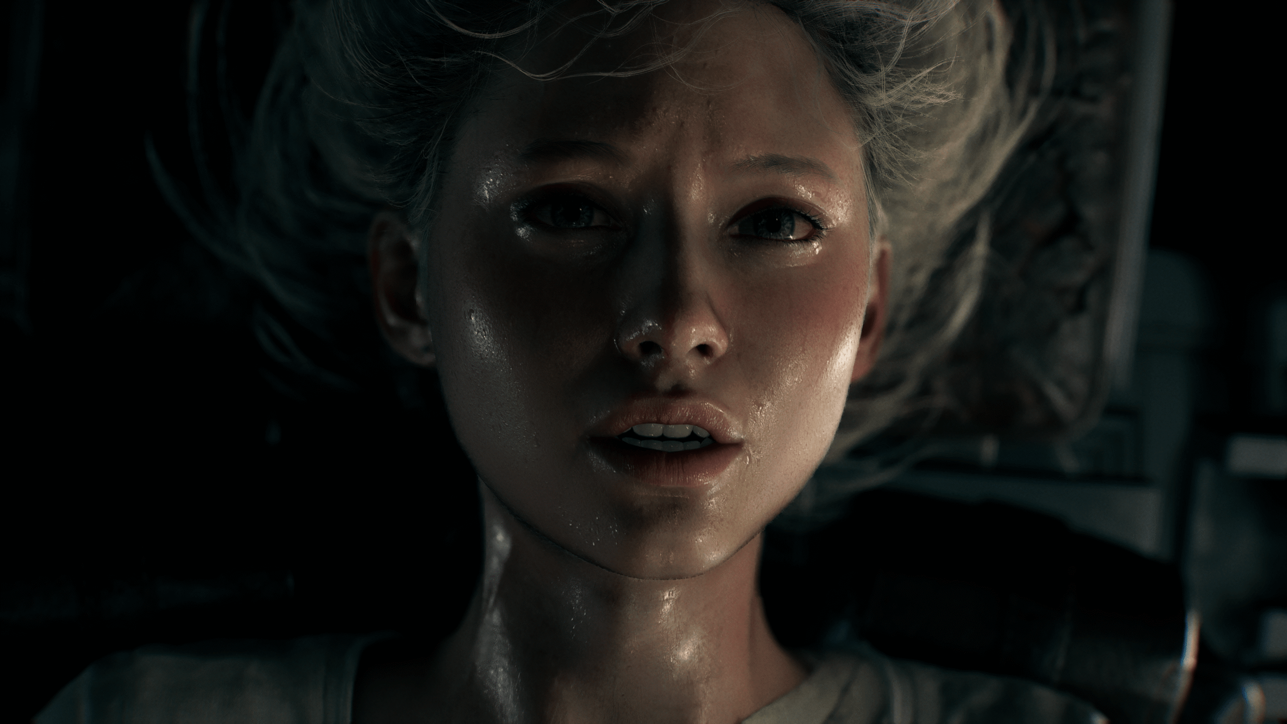 A screenshot from the video game Resident Evil Requiem.