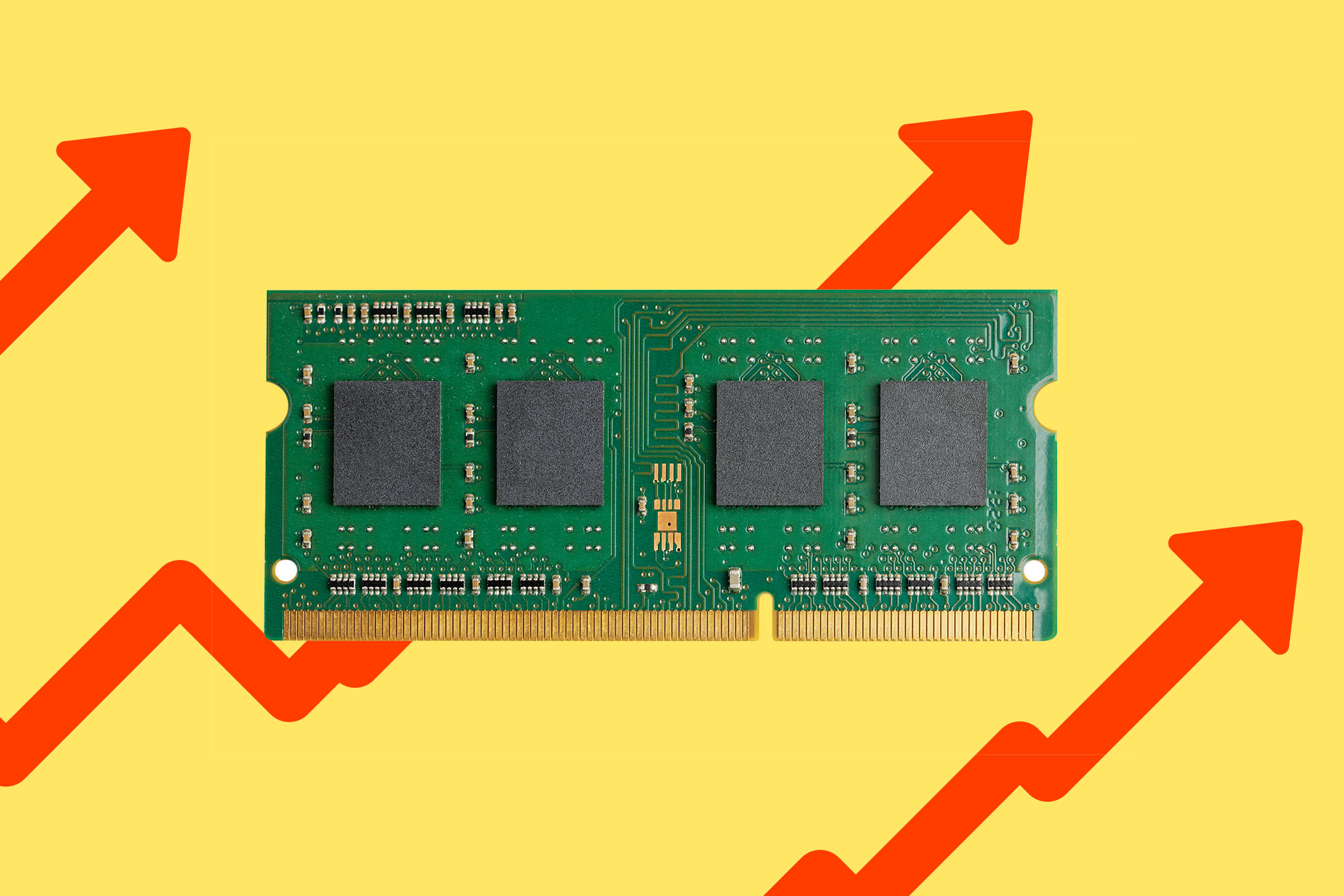 Ram piece with red arrow pointing up.