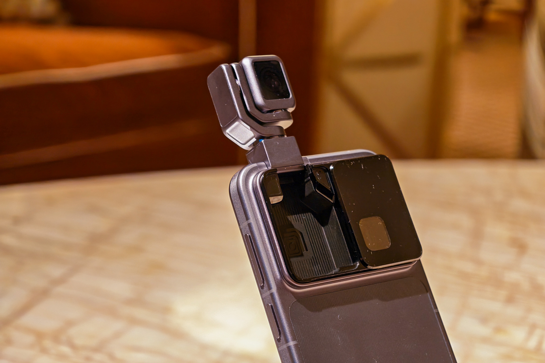 Honor Robot Phone with the camera folded out.