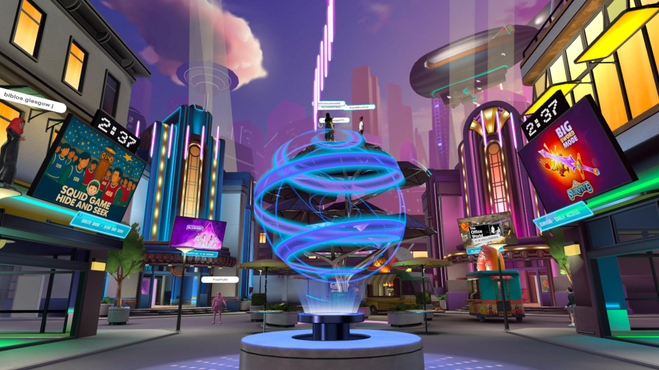 Horizon Central, the town square of Meta's metaverse, already runs on the new Meta Horizon game engine.