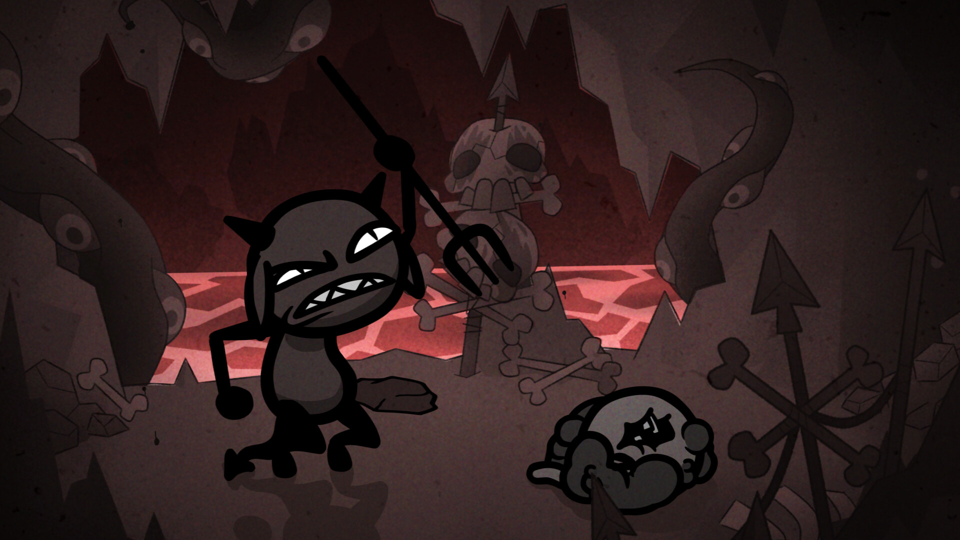 A screenshot from the video game Mewgenics.