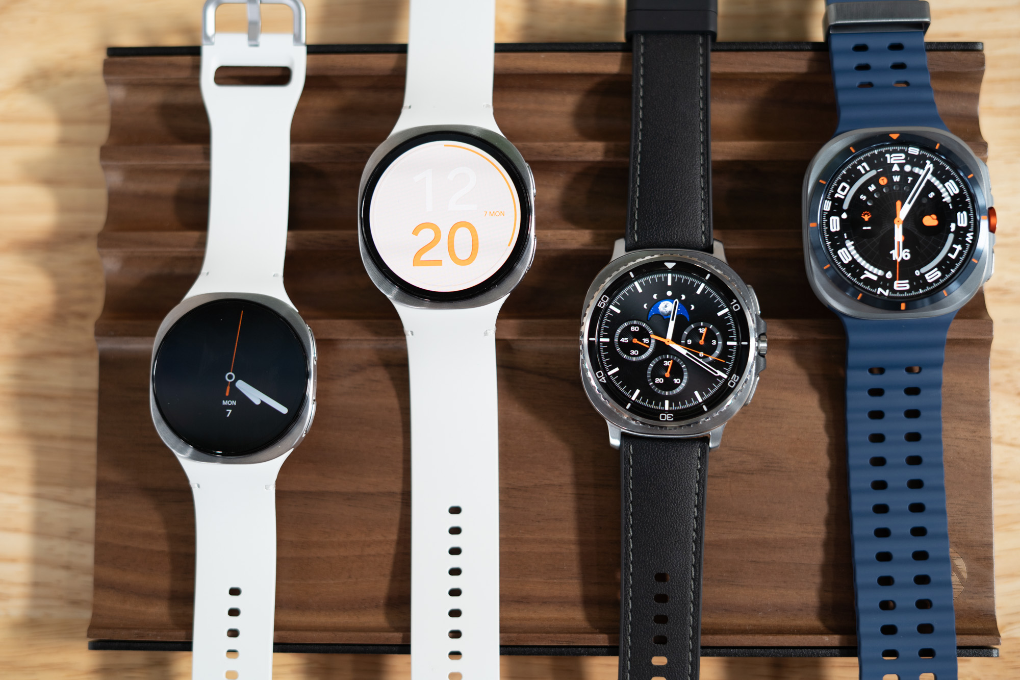 Four versions of Samsung Galaxy Watch
