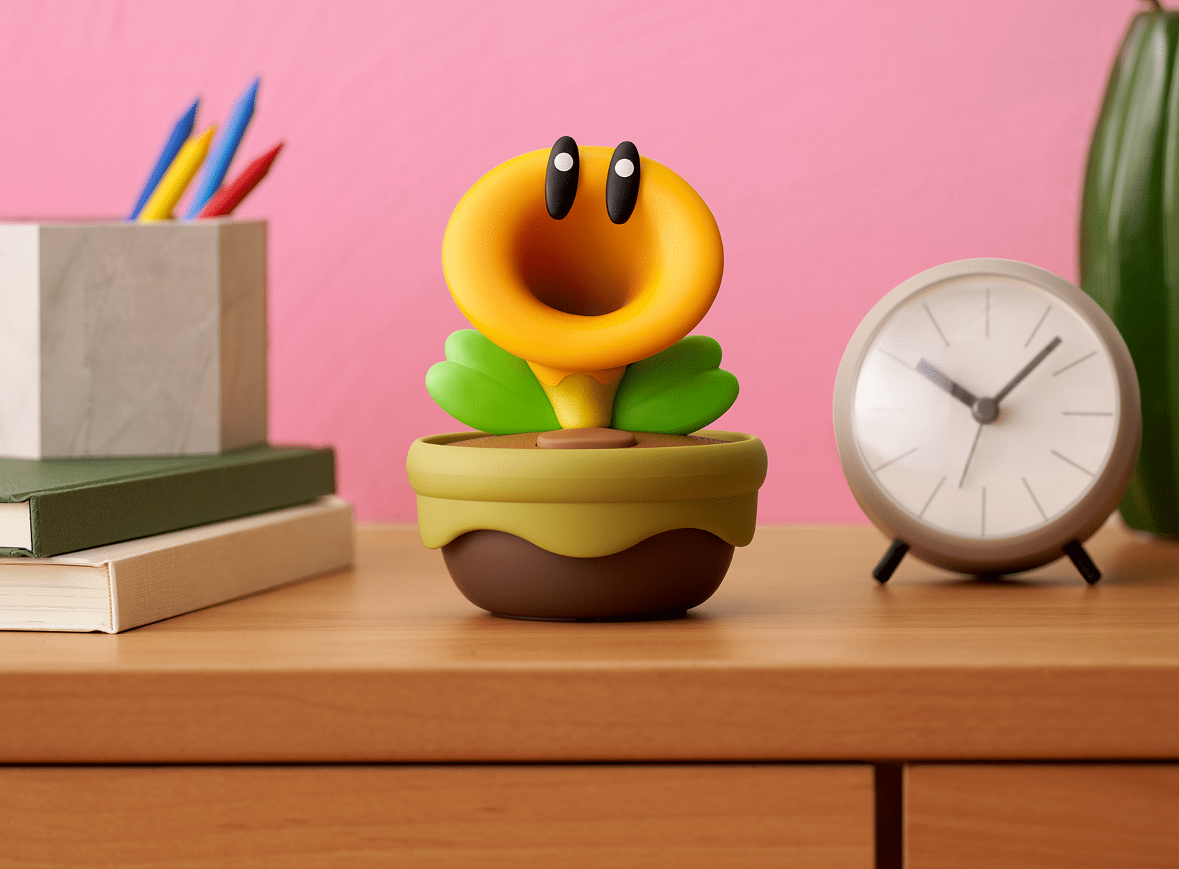 A photo of Nintendo’s Talking Flower toy.