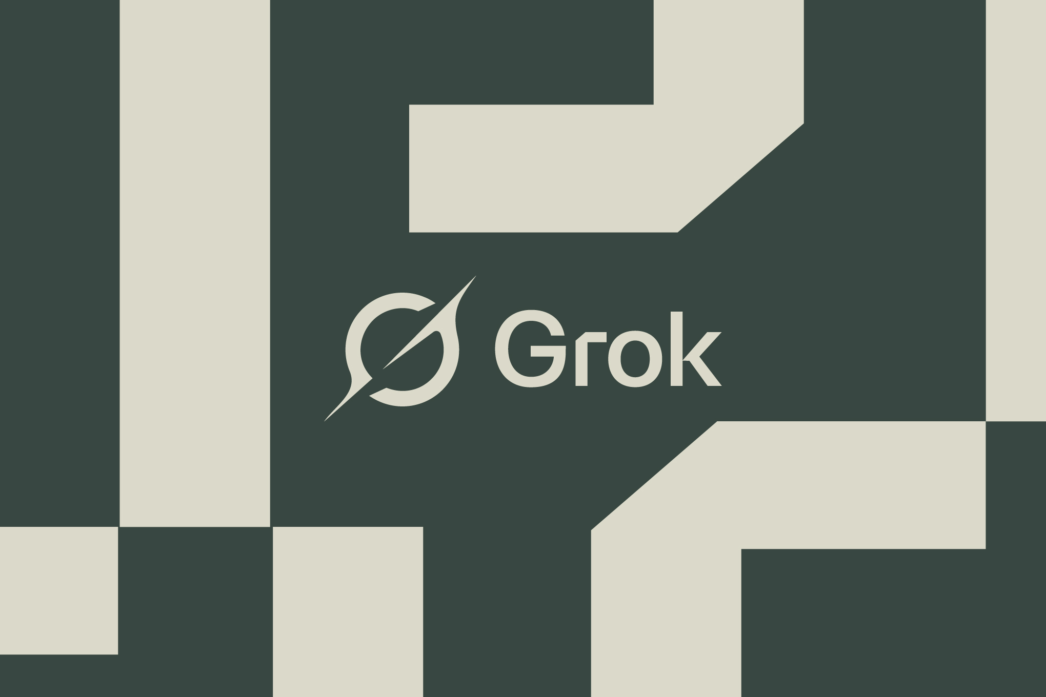 Vector illustration of the Grok logo.