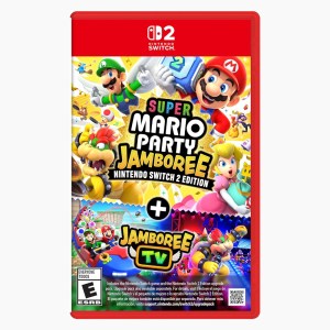 Super Mario Party Jamboree Plus Jamboree TV's case on a plain white background.